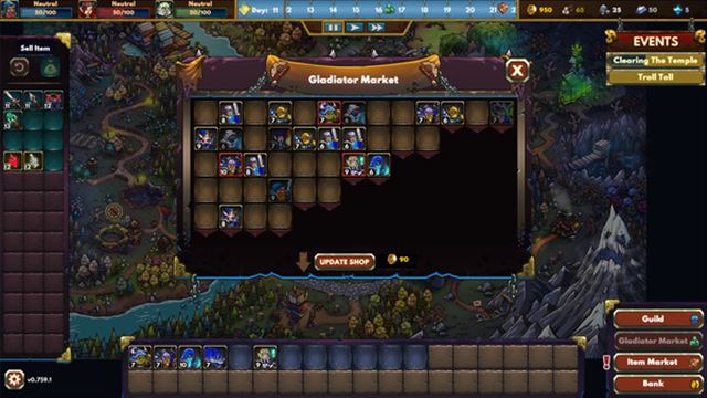 Hình ảnh trong game Gladiator Guild Manager v1.043-P2P