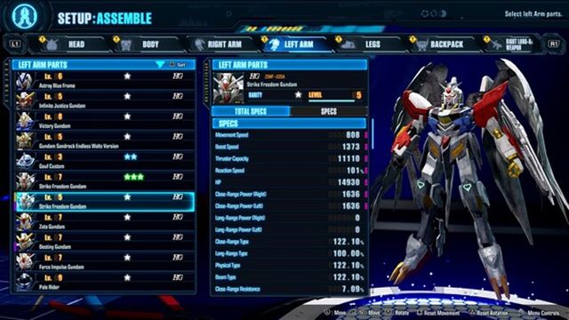 Hình ảnh trong game GUNDAM BREAKER 4-RUNE