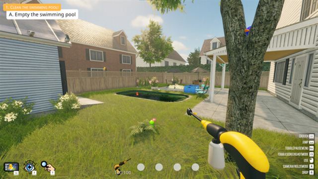 Hình ảnh trong game Pool Cleaning Simulator-SKIDROW