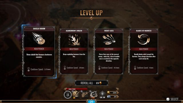 Hình ảnh trong game Achilles Survivor-RUNE