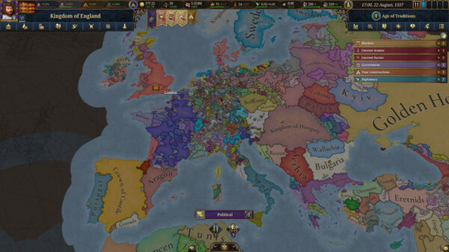 Hình ảnh trong game Europa Universalis V v1.0.9-P2P