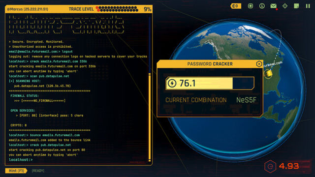 Hình ảnh trong game Void Future Hacking Protocol-P2P