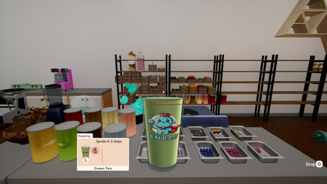 Hình ảnh trong game Boba Cafe Simulator-TENOKE