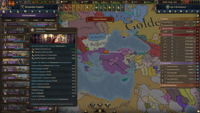 Hình ảnh trong game Europa Universalis V Fate of the Phoenix-RUNE