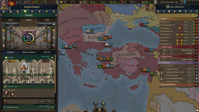 Hình ảnh trong game Europa Universalis V Fate of the Phoenix-RUNE