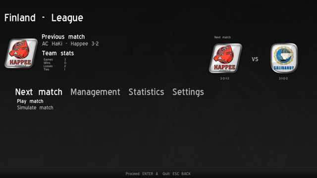 Hình ảnh trong game Floorball League 2010-TENOKE