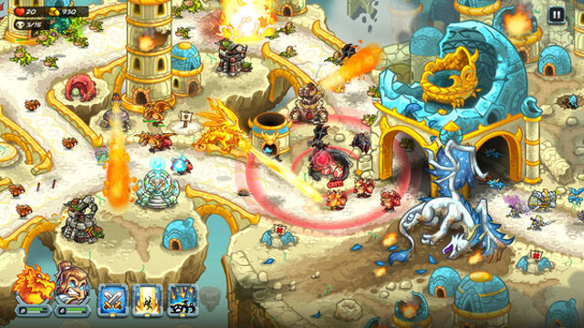 Hình ảnh trong game Kingdom Rush 5 Alliance TD Dragon Wars Campaign-P2P