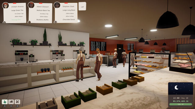Hình ảnh trong game Cup and Counter Coffee Shop Simulator-GoldBerg