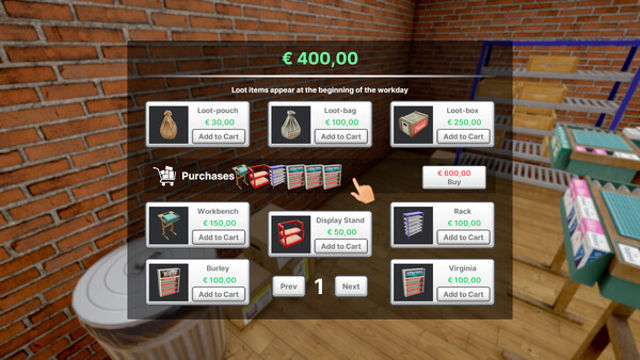 Hình ảnh trong game Nicotine Merchant Simulator Early Access
