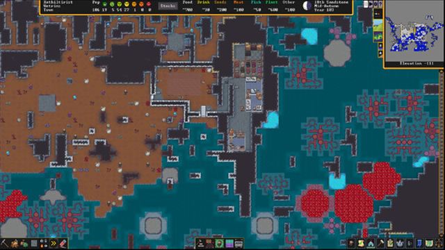 Hình ảnh trong game Dwarf Fortress v50.14-P2P