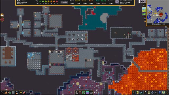 Hình ảnh trong game Dwarf Fortress v50.13-P2P
